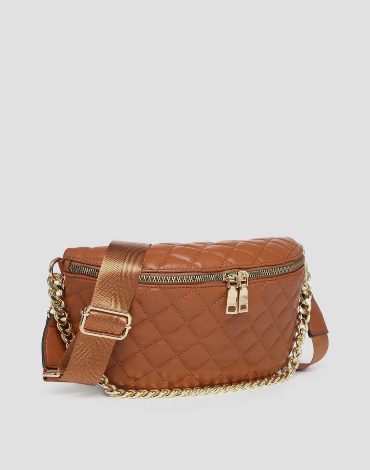Sylvie Quilted Belt Bag w/ Chain & Strap