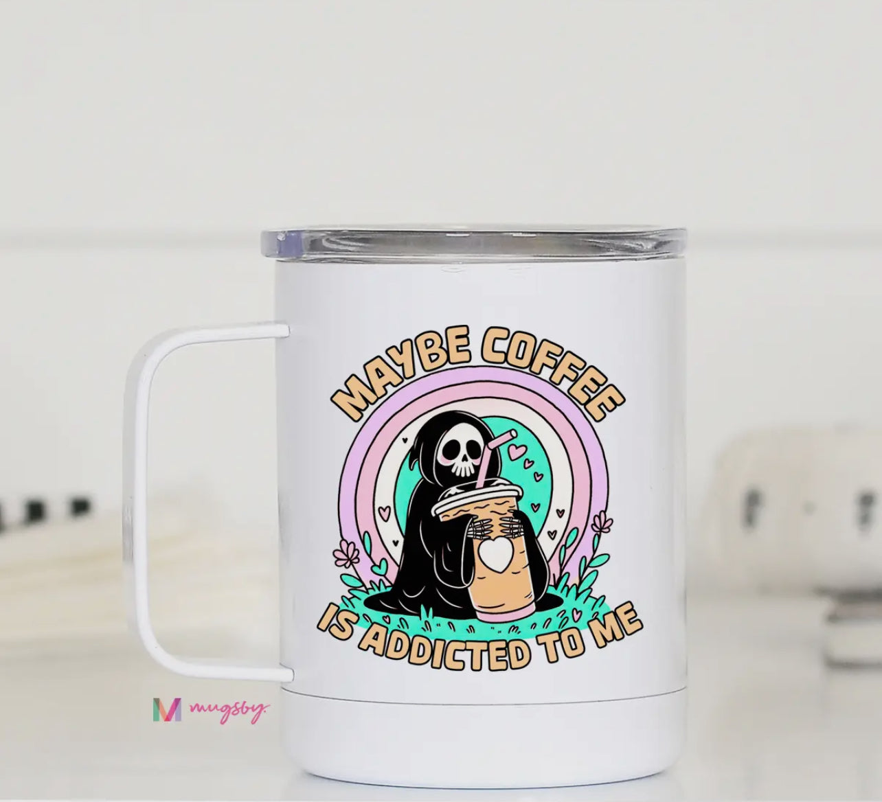 Maybe Coffee is Addicted to Me Mug