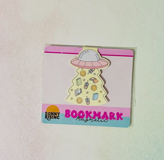 UFO Books & Coffee Magnetic Bookmark