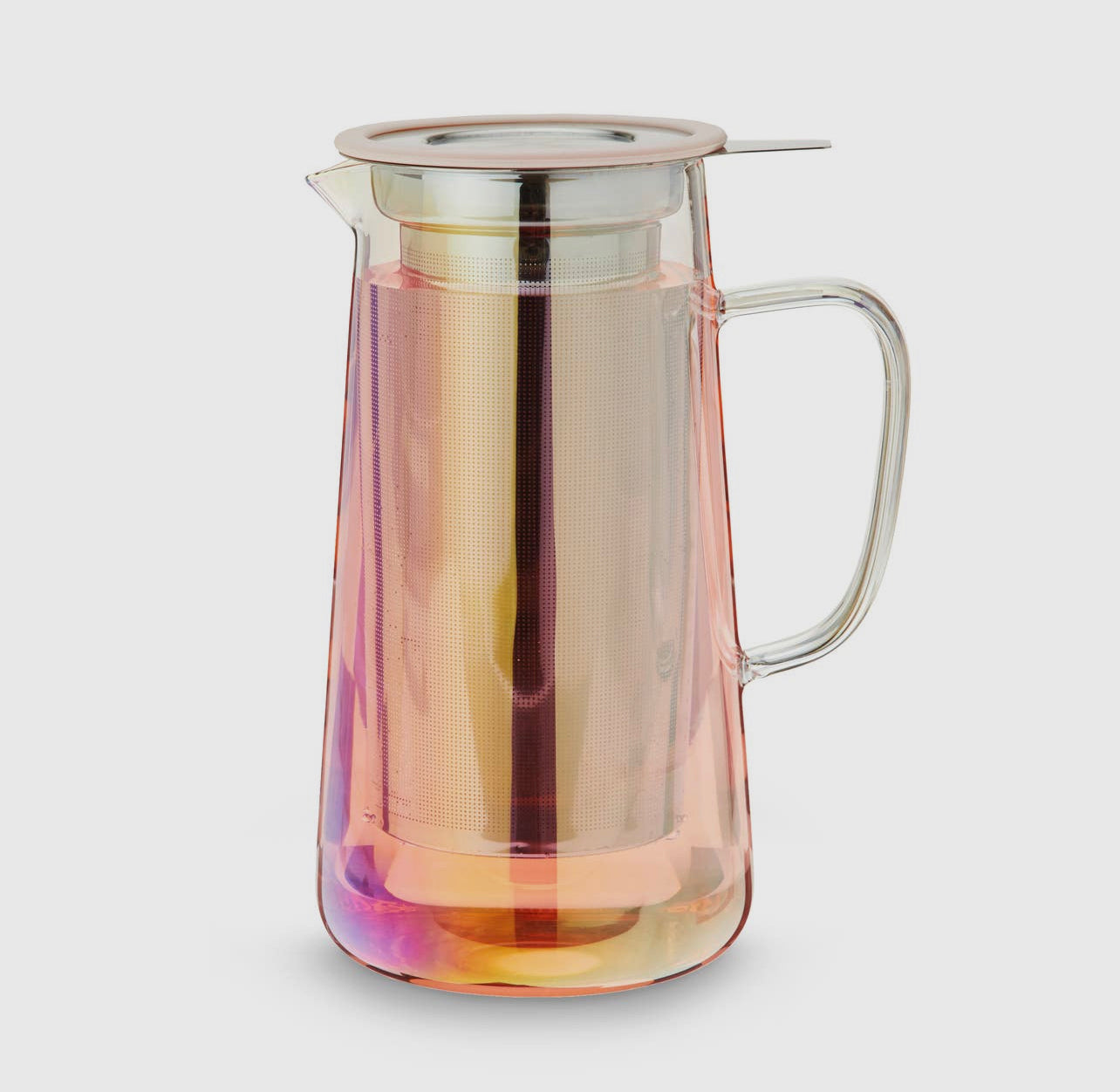 Annika Iridescent Glass Teapot & Infuser