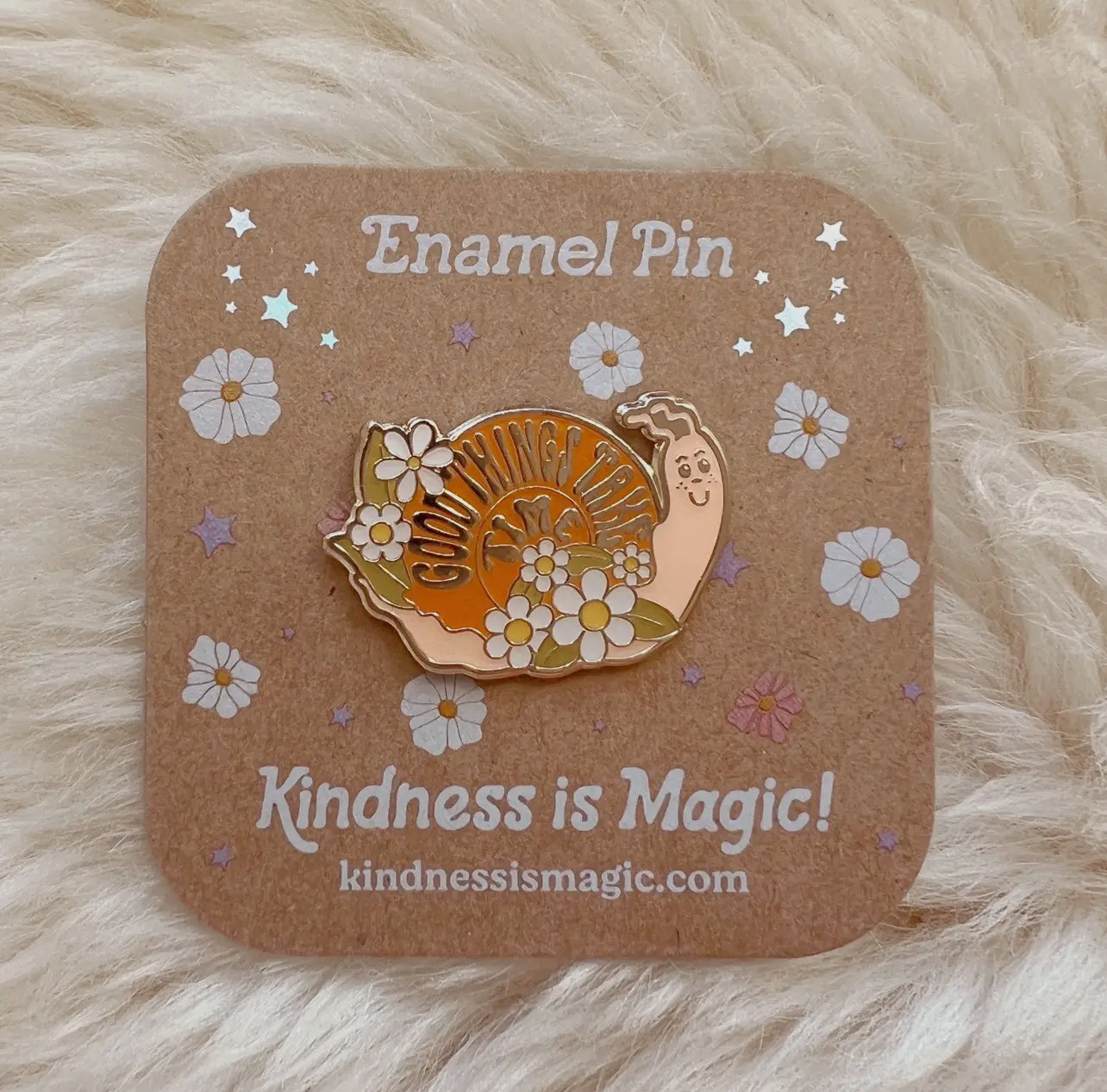 Good Things Take Time Pin