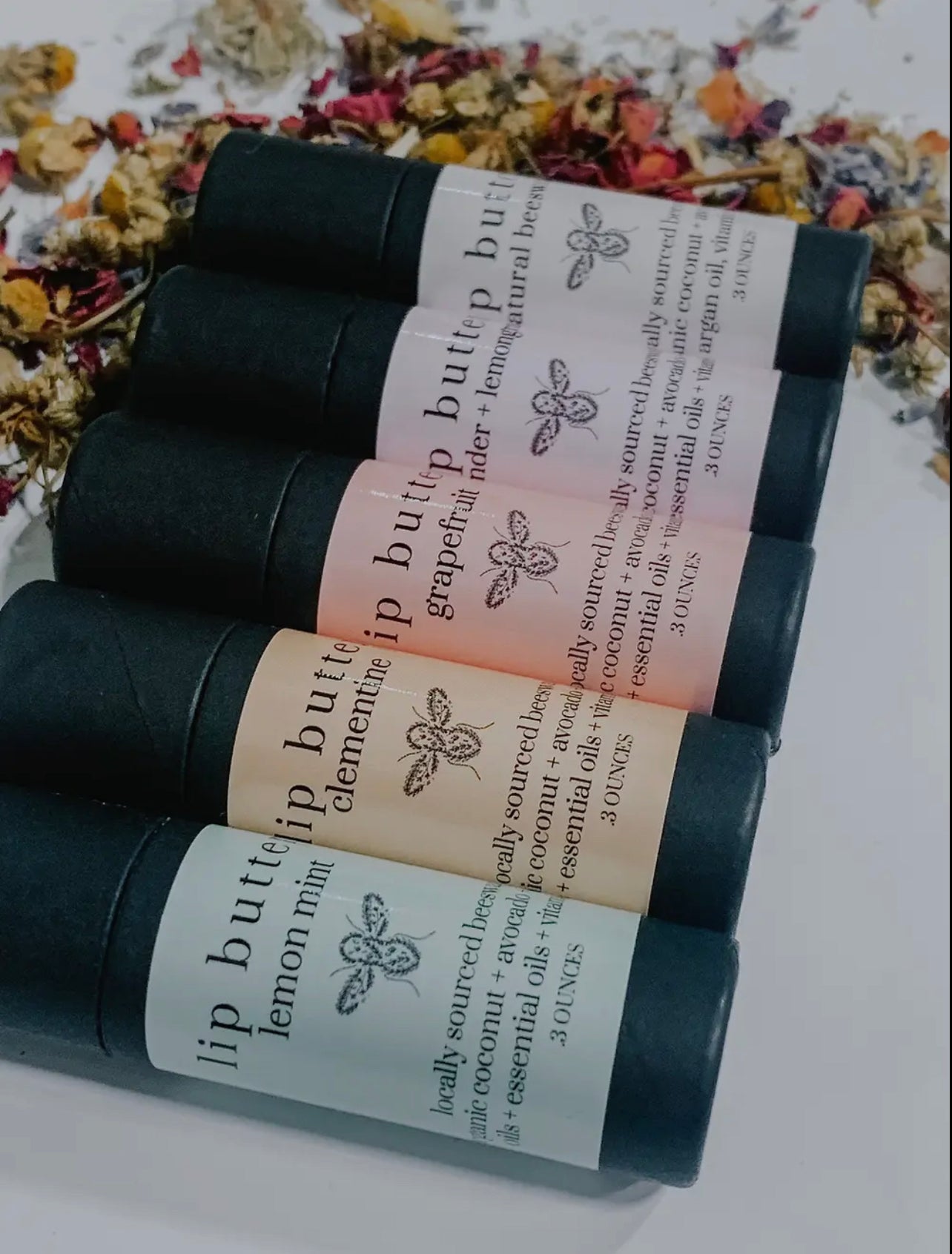 Lip Butter, Beeswax Lip Balm