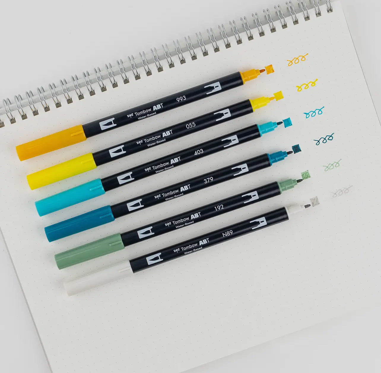 Dual Brush Pens: Lemon Squeezy š 6 Pack