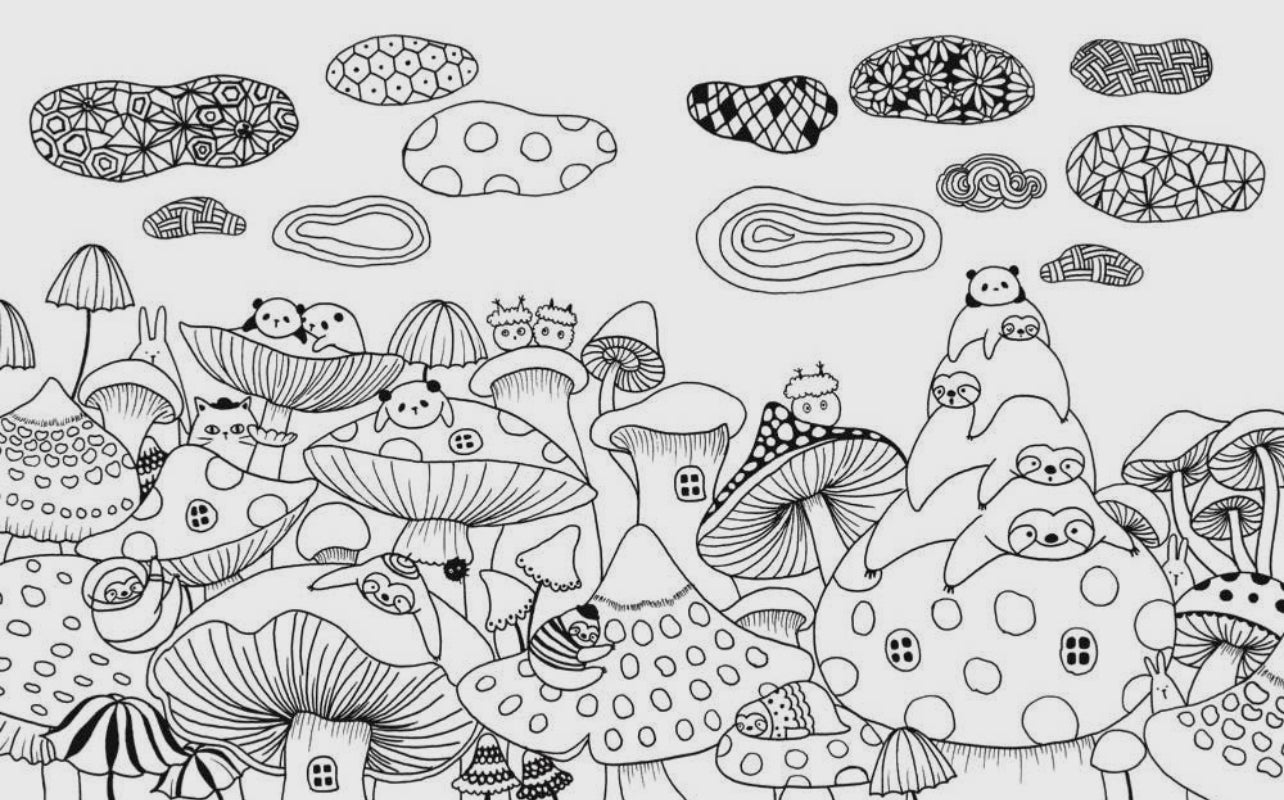 A Million Sloths Coloring Book