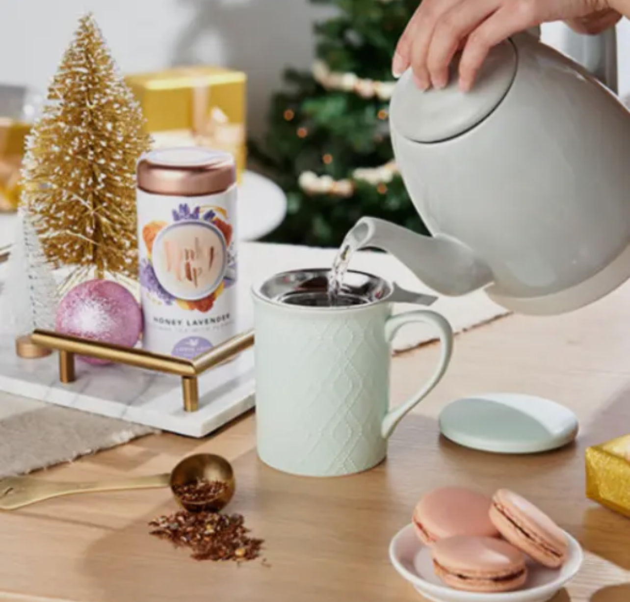 Annette Ceramic Mug with Tea Infuser