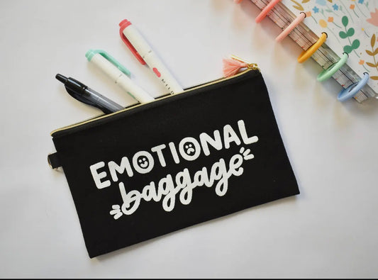 Emotional Baggage Zipper Pouch