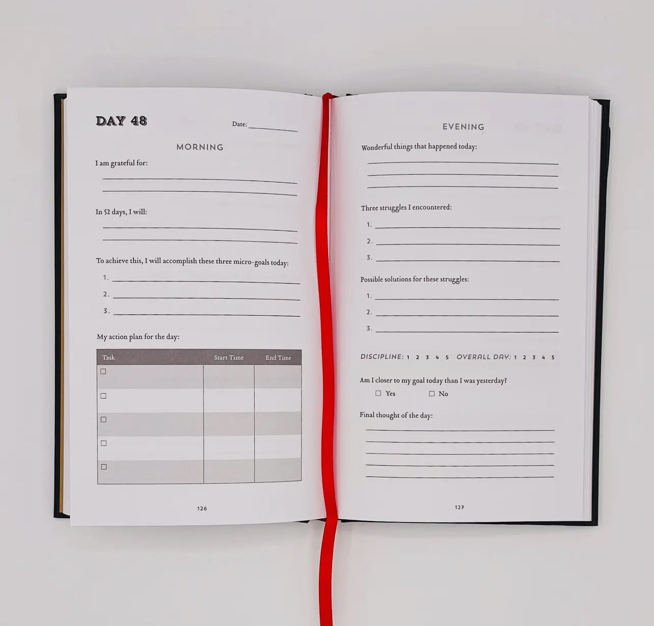 100 Day Goal Journal