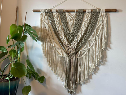Custom Macramรฉ Wall Hanging