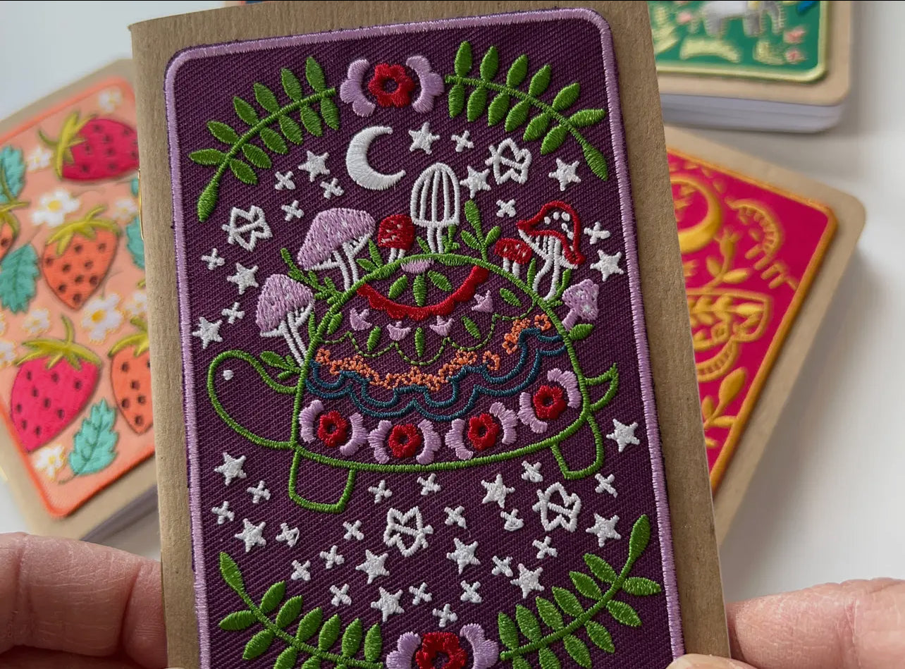 Super Cute Embroidered Pocket Notebook