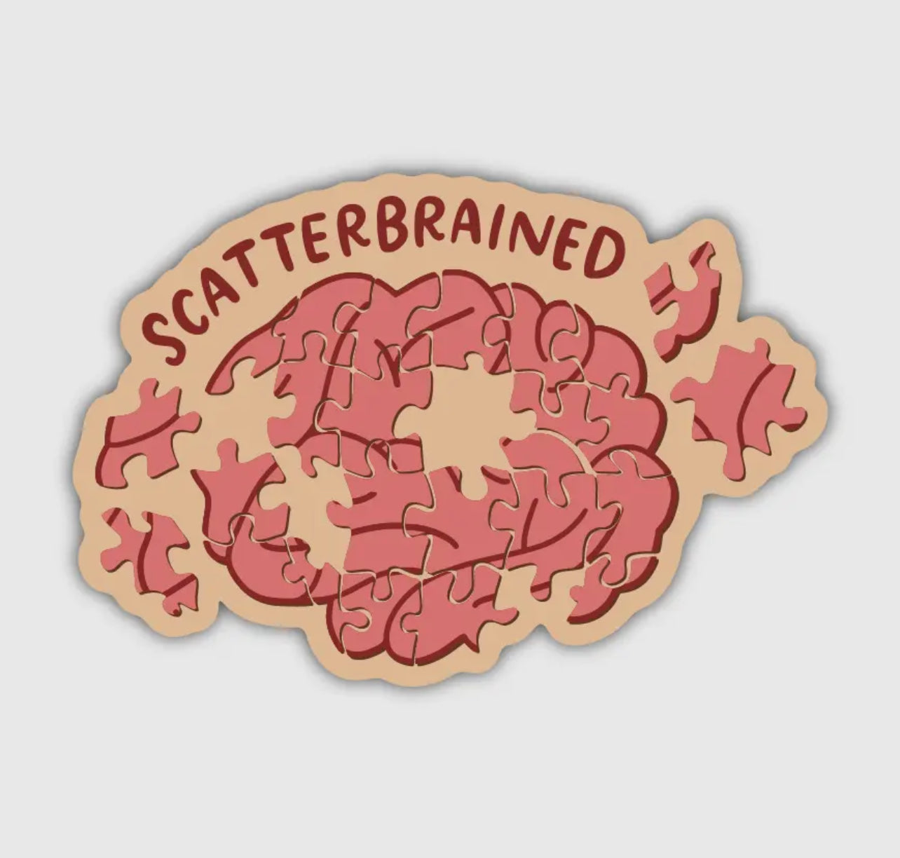 Scatterbrained Sticker