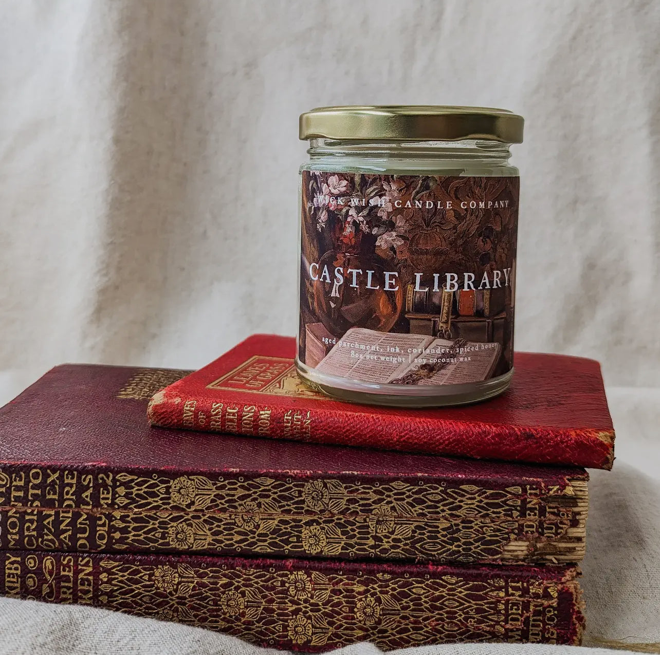 Castle Library Candle