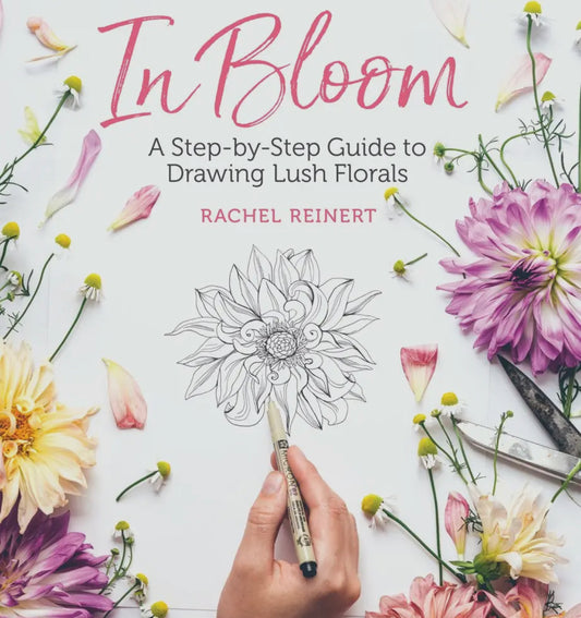 In Bloom, Step by Step Guide to Drawing Florals