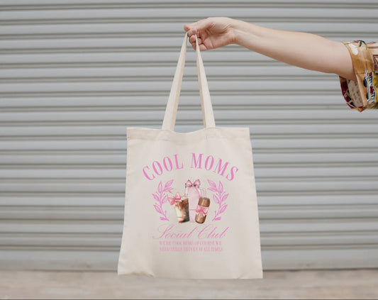 Cool Mom Social Club Canvas Tote