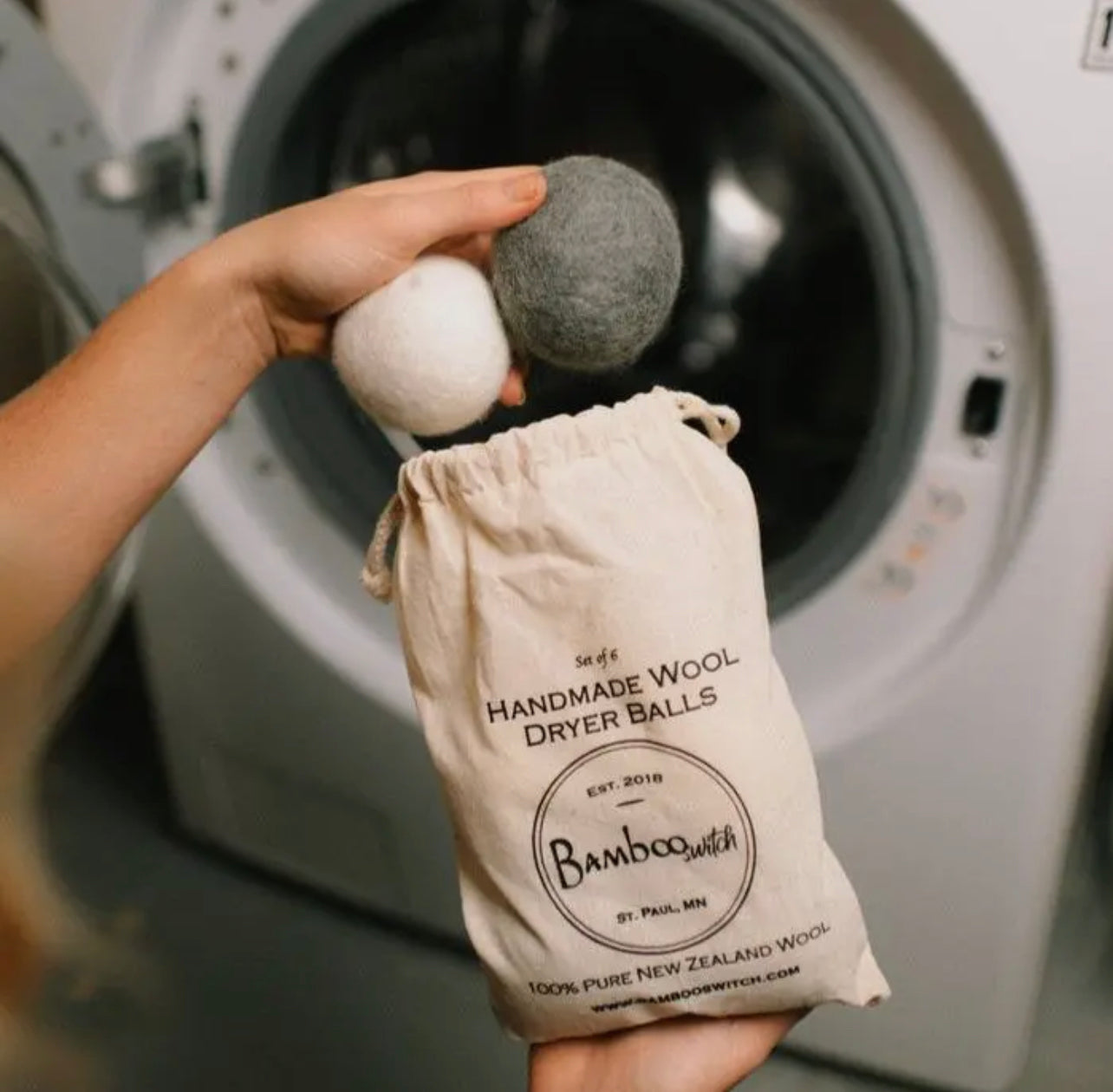 Organic Wool Dryer Ball Set