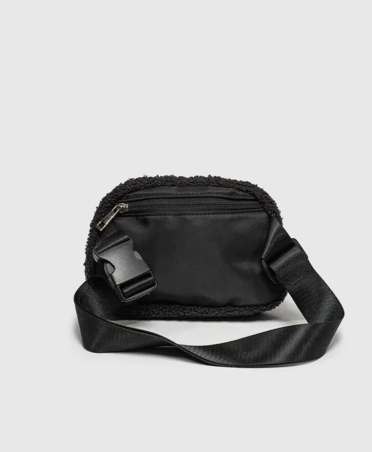 Black & White Checkered Belt Bag