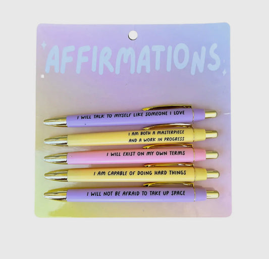 Affirmations Pen Set