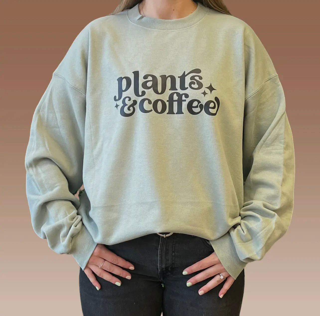 Plants and Coffee Crewneck
