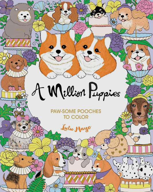 A Million Puppies Coloring Book