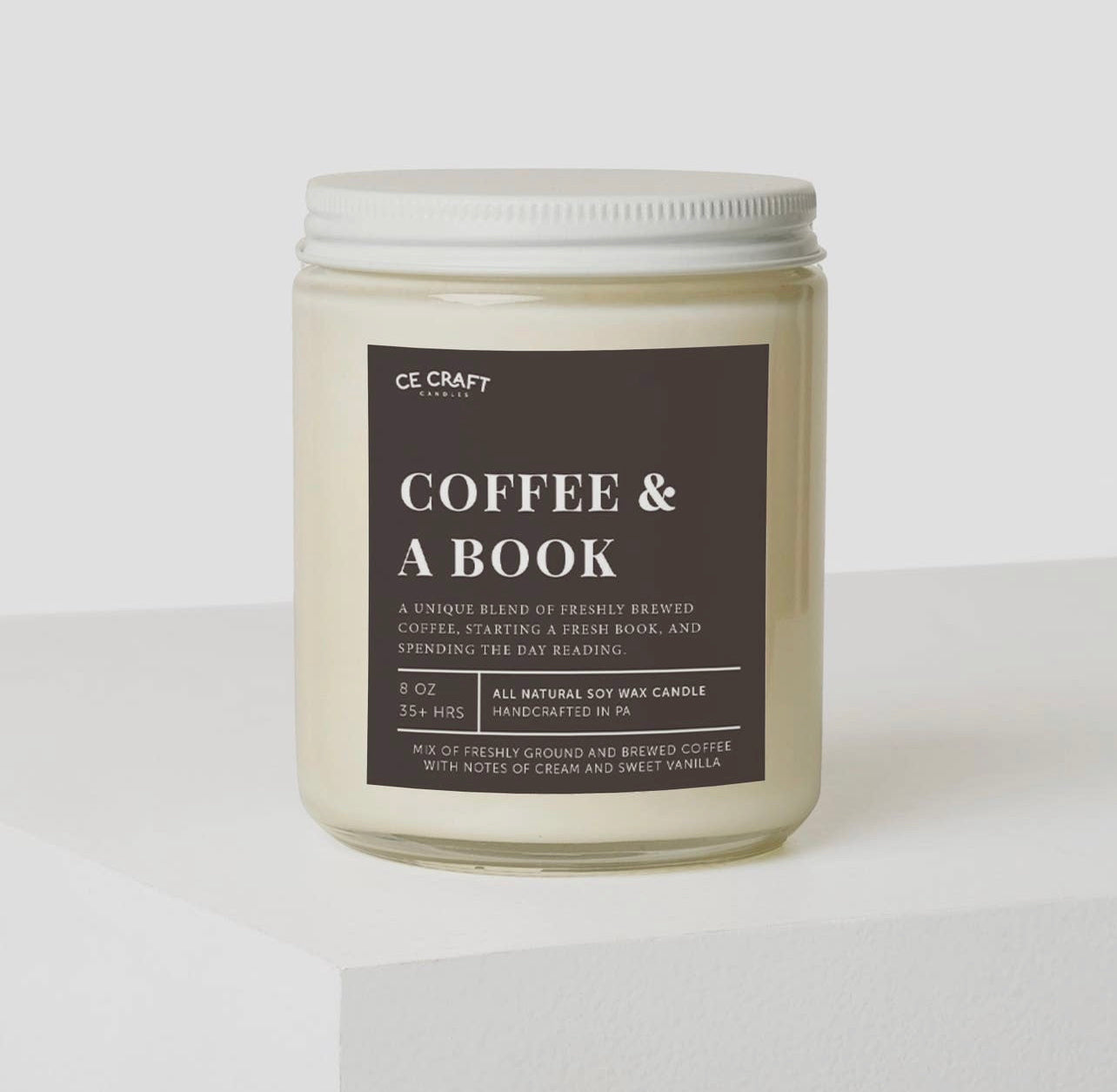 Coffee and A Book Scented Candle