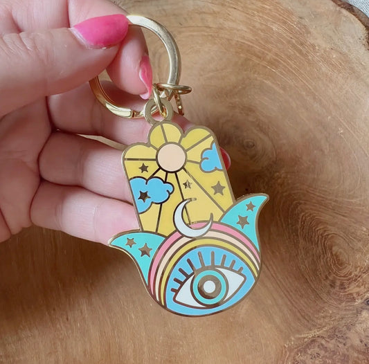 Hamsa Keychain