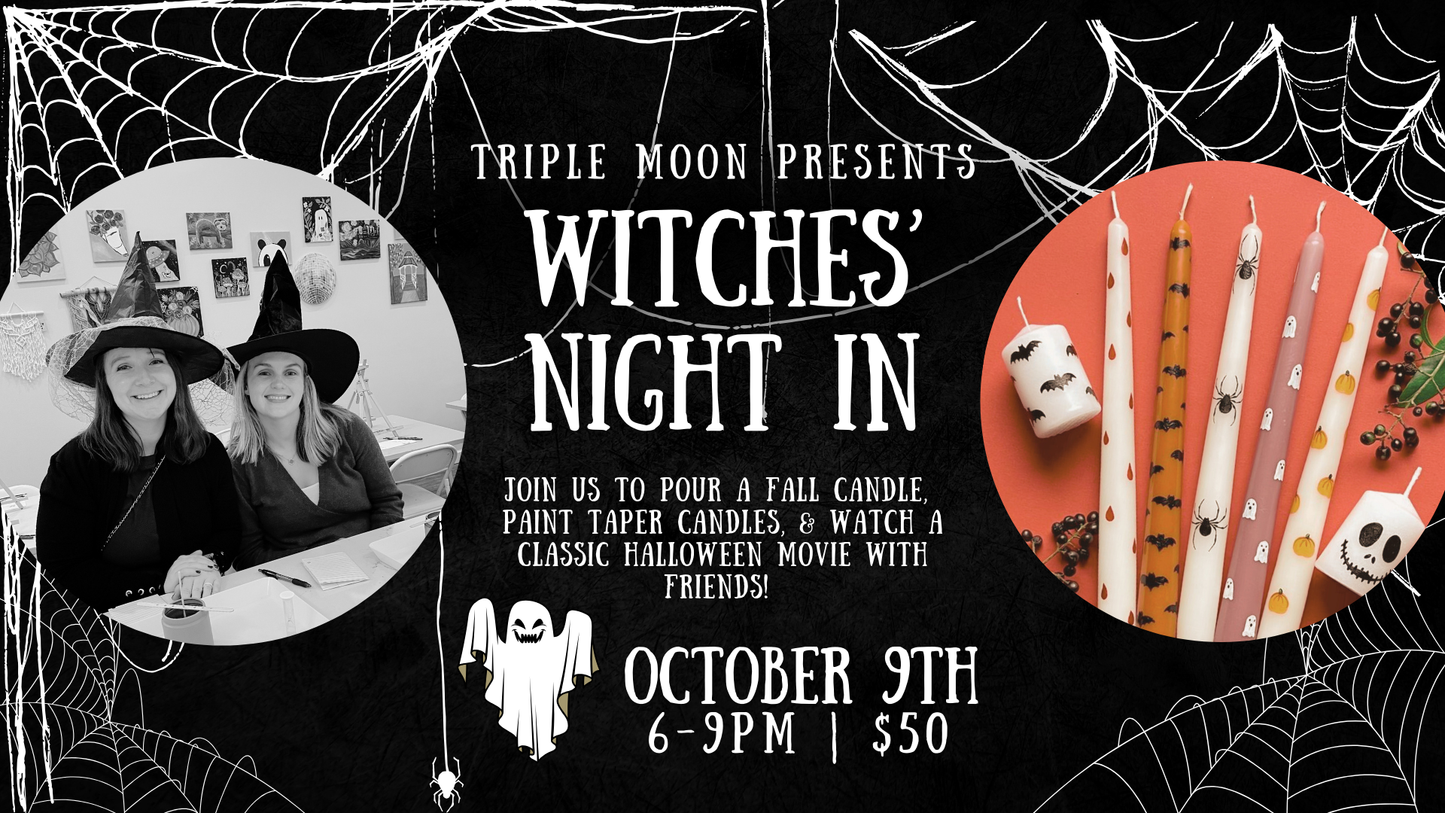 Witches’ Night In | Candle Making | Candle Painting
